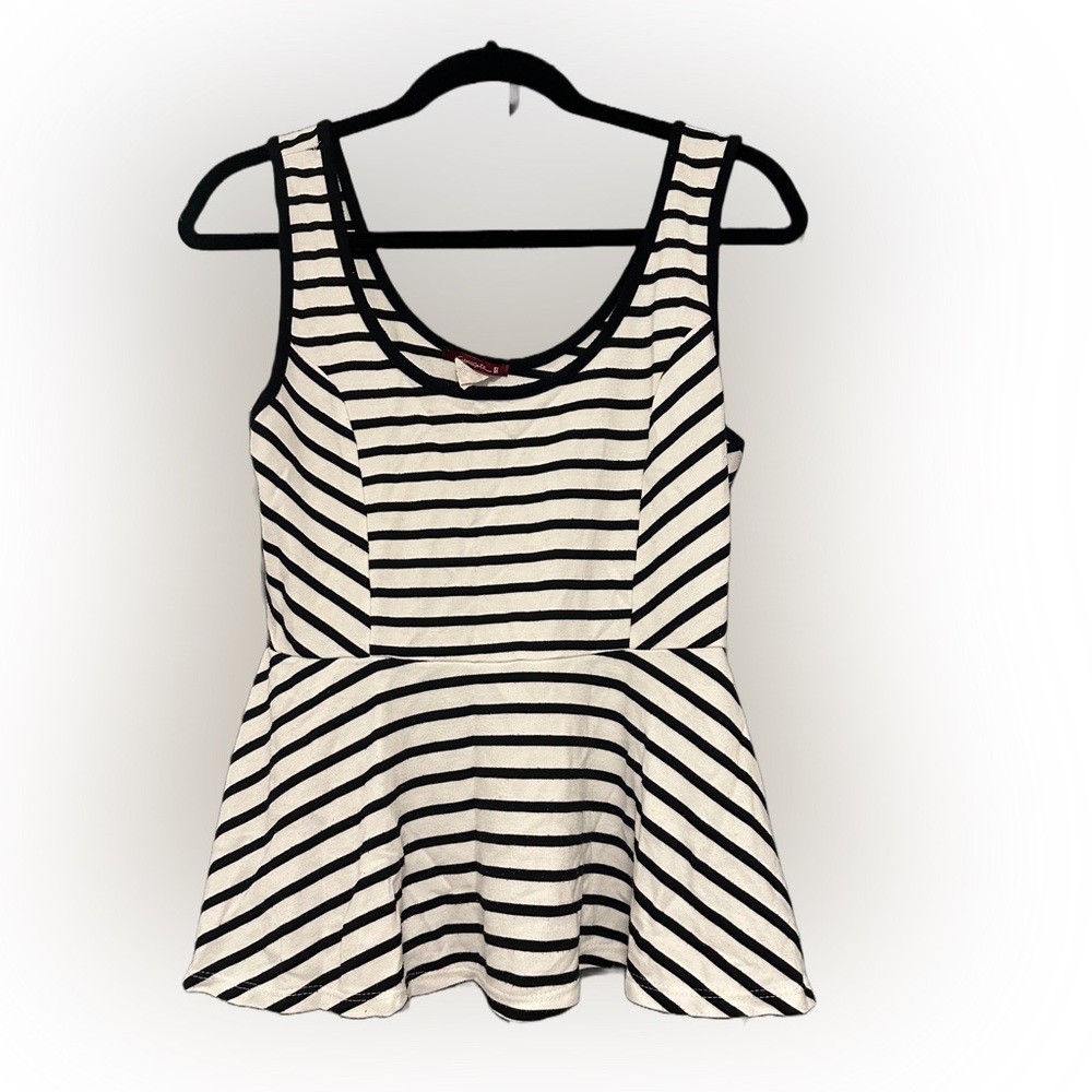 Silvergate Peplum top - size L